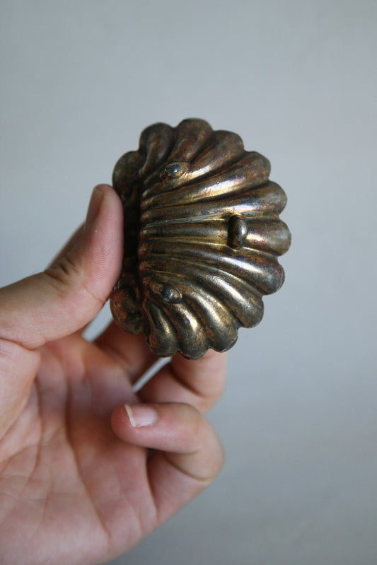 Silver Scallop Ashtray