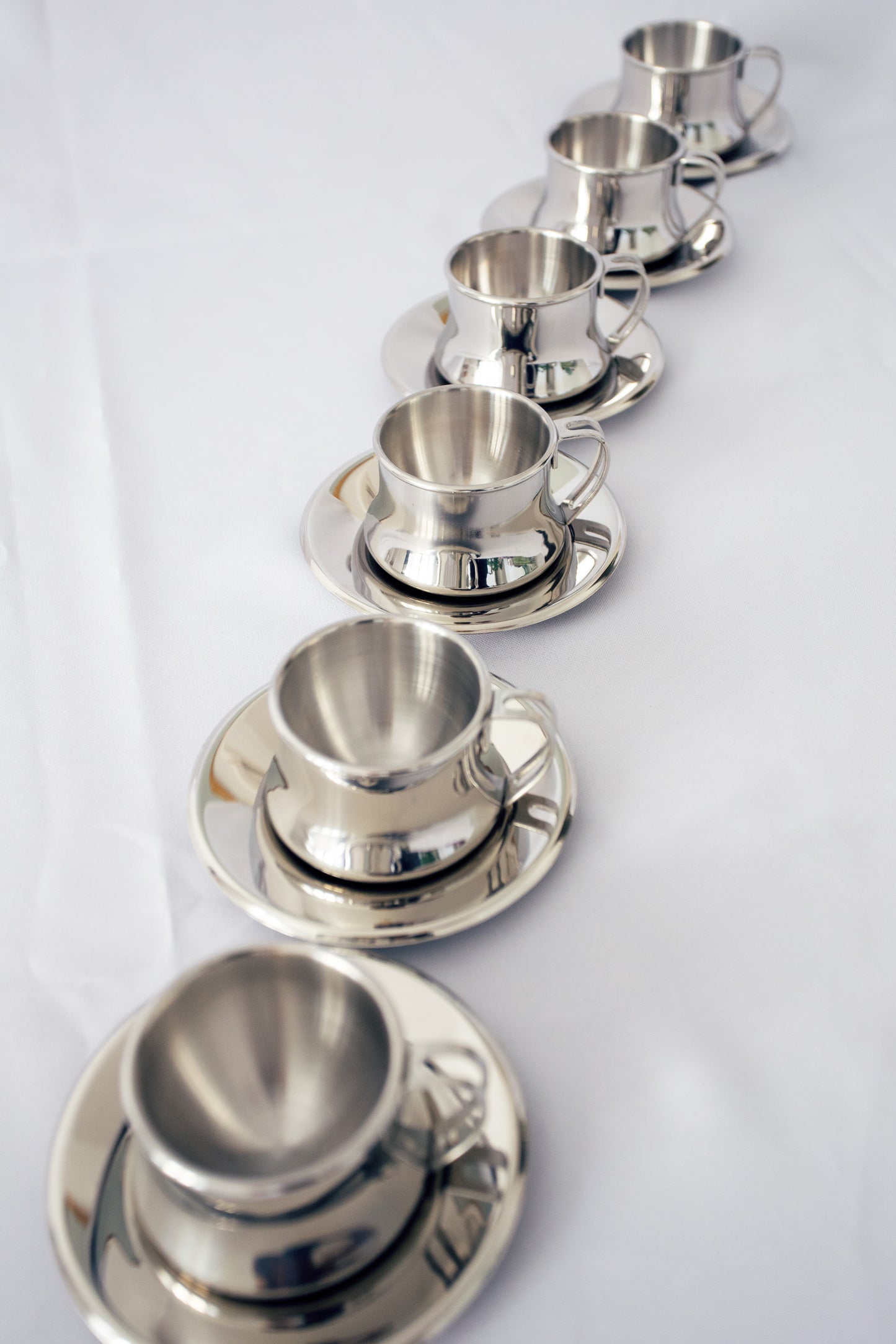 Espresso tasses et sucrier