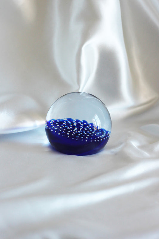 Lot de presse-papiers en verre