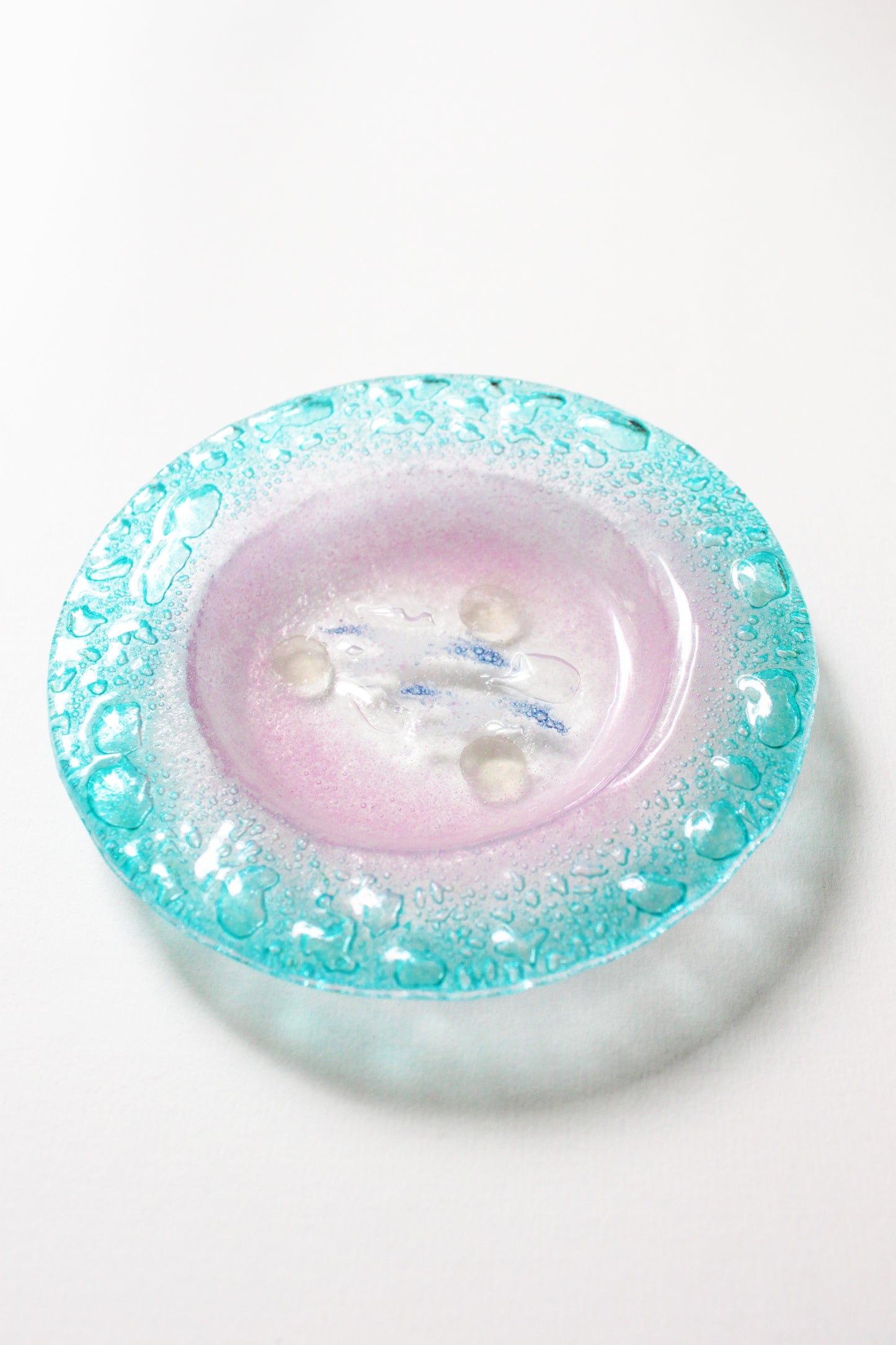 Cendrier en verre de Murano Rond