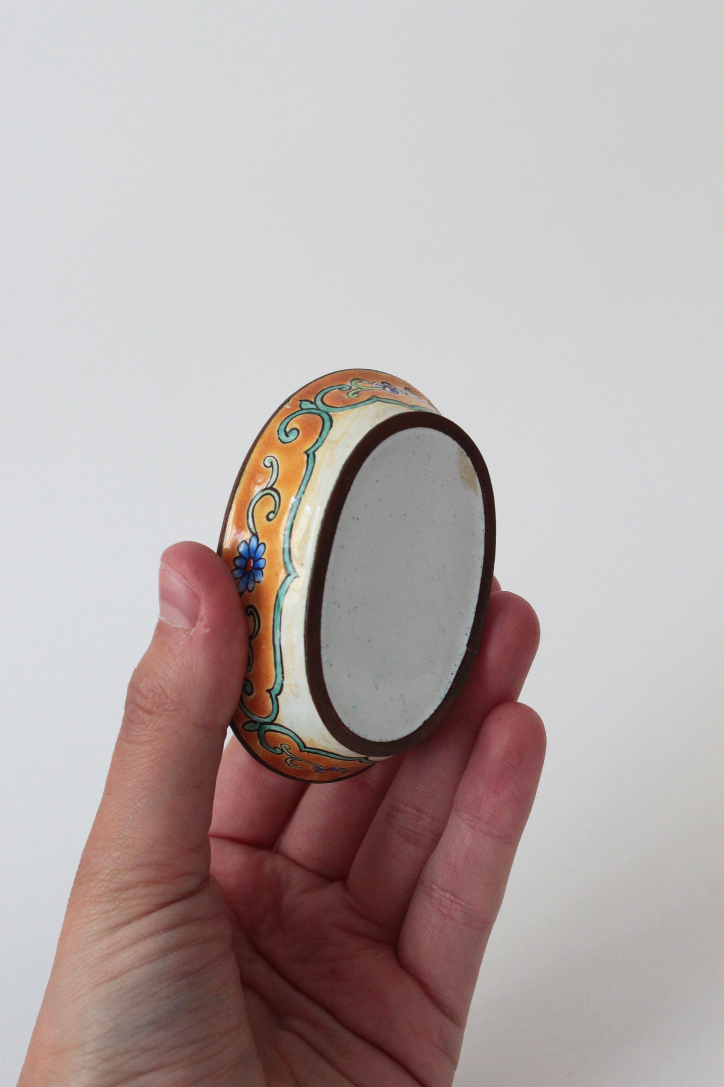 Enamelled Copper Dog Box