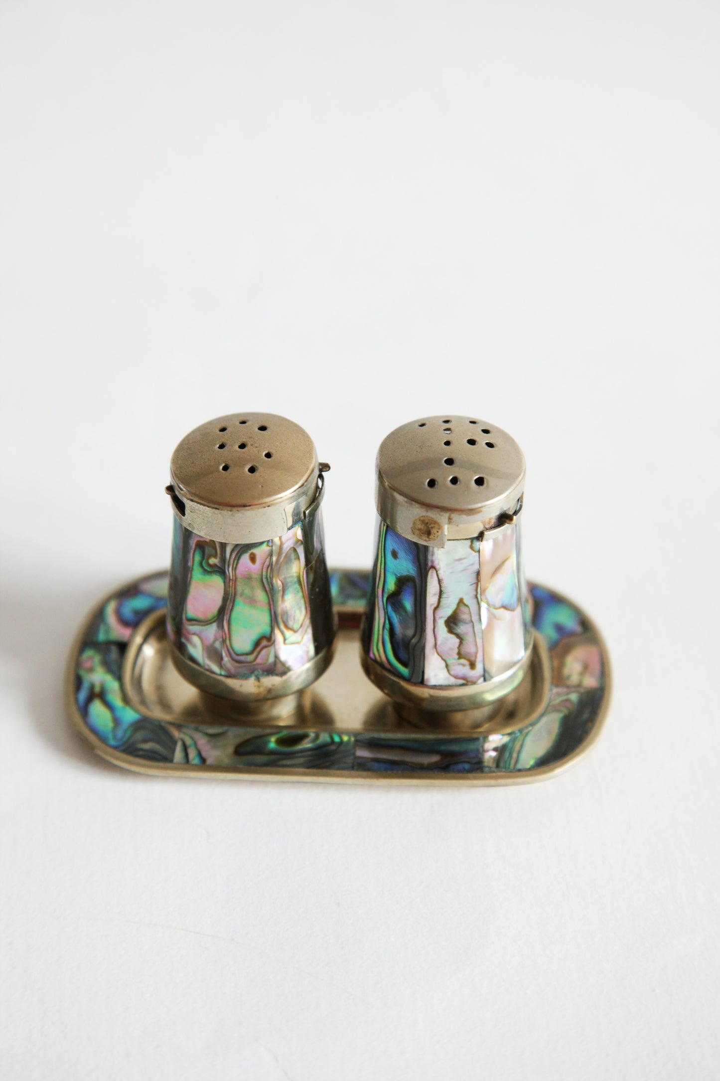 Salière et Poivrière Alpaca Mex