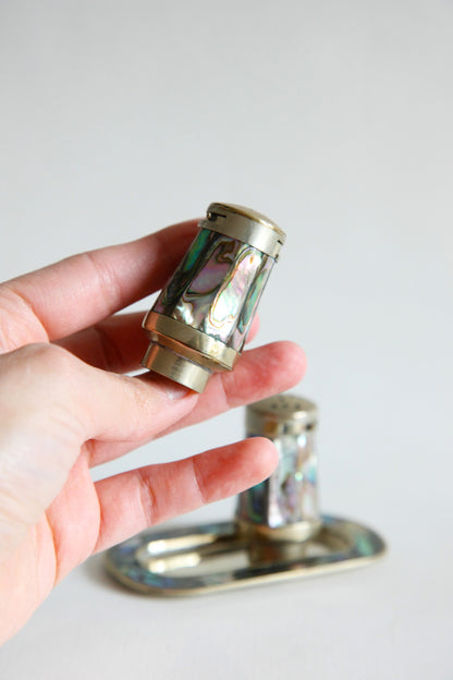 Salière et Poivrière Alpaca Mex