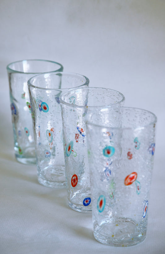 Set of Four Italian Millefiori