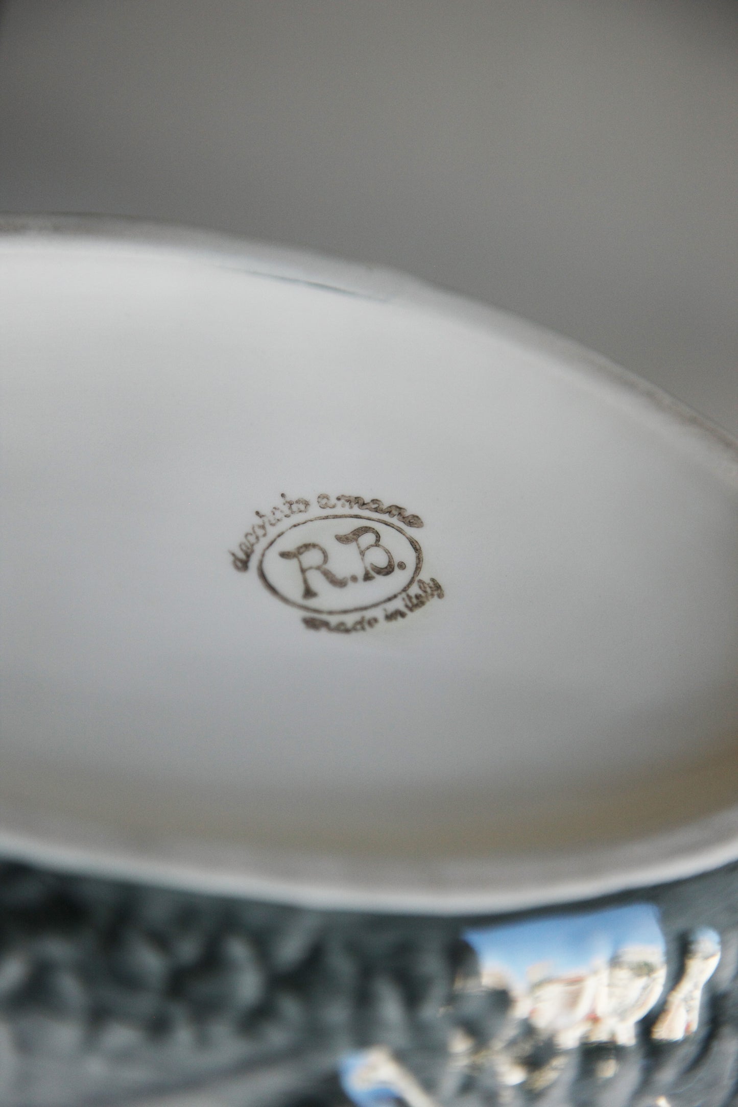 Hand-Painted Fish-Shaped Dinner Service
