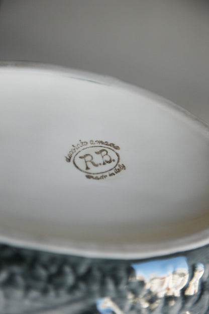 Hand-Painted Fish-Shaped Dinner Service