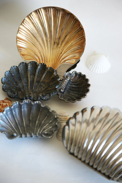 Silver Scallop Ashtray