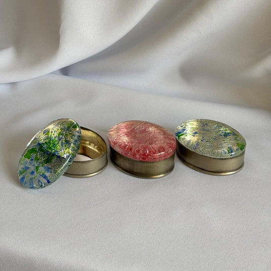 Boite à bijoux - Rose Ovale