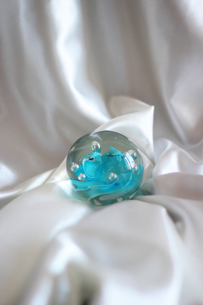 Lot de presse-papiers en verre