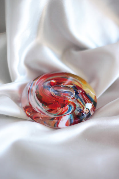 Lot de presse-papiers en verre