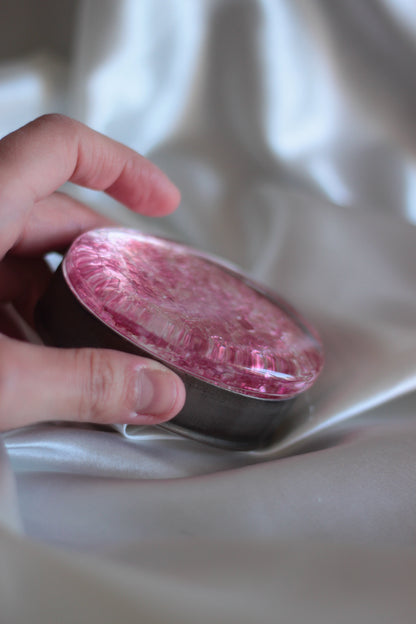 Boite à bijoux - Rose Ovale