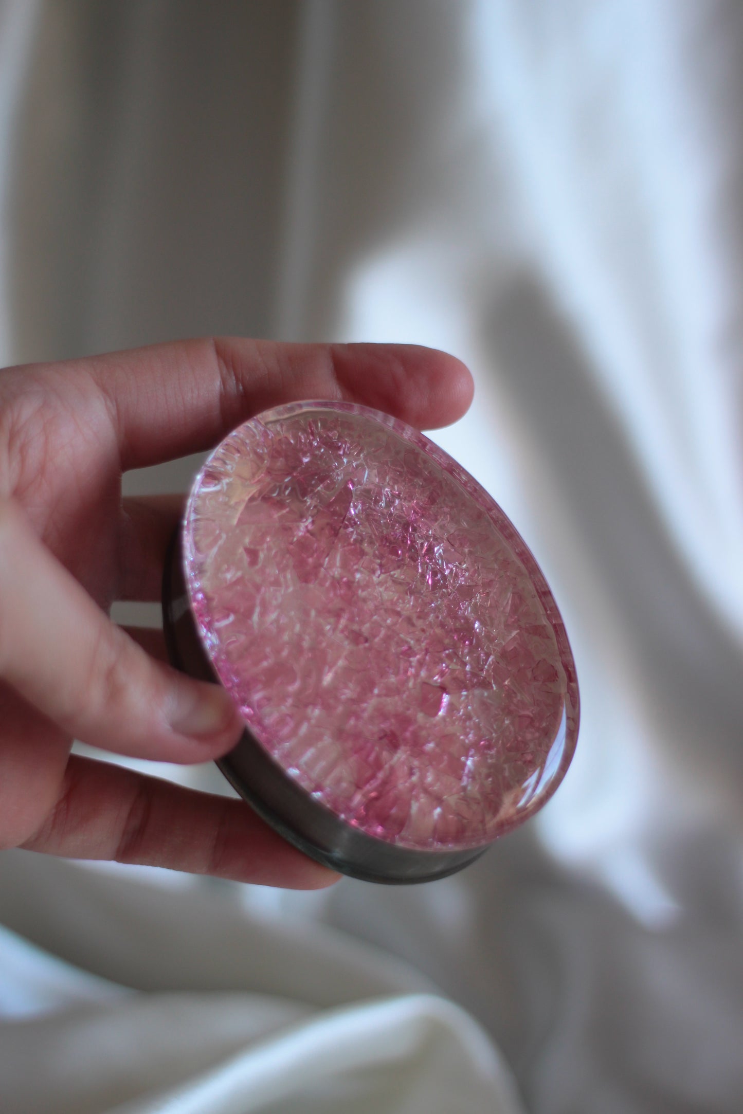 Boite à bijoux - Rose Ovale