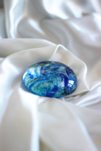 Lot de presse-papiers en verre