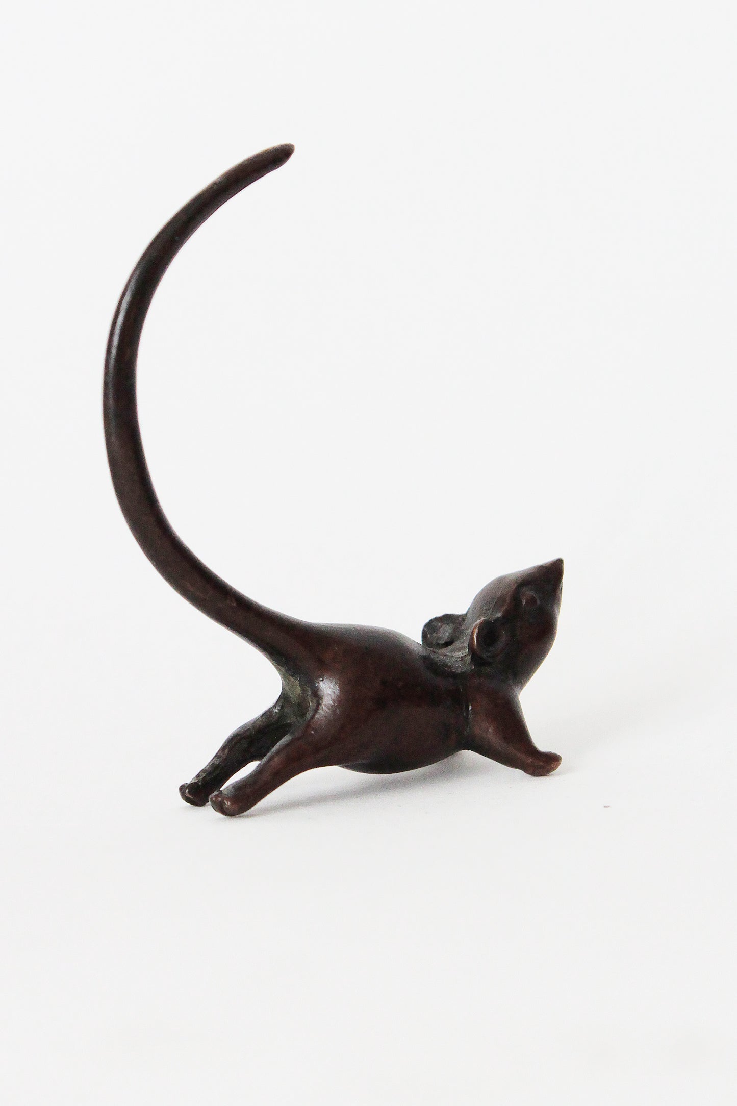 Ancienne statuette en bronze Souris