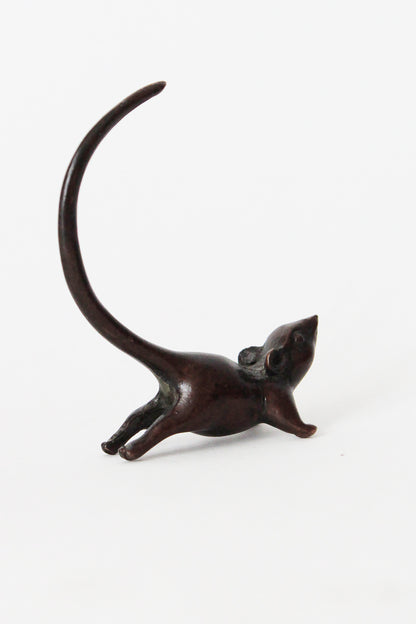 Ancienne statuette en bronze Souris